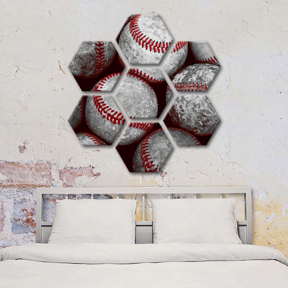 Baseball Pop Multi Panel Canvas Wall Art