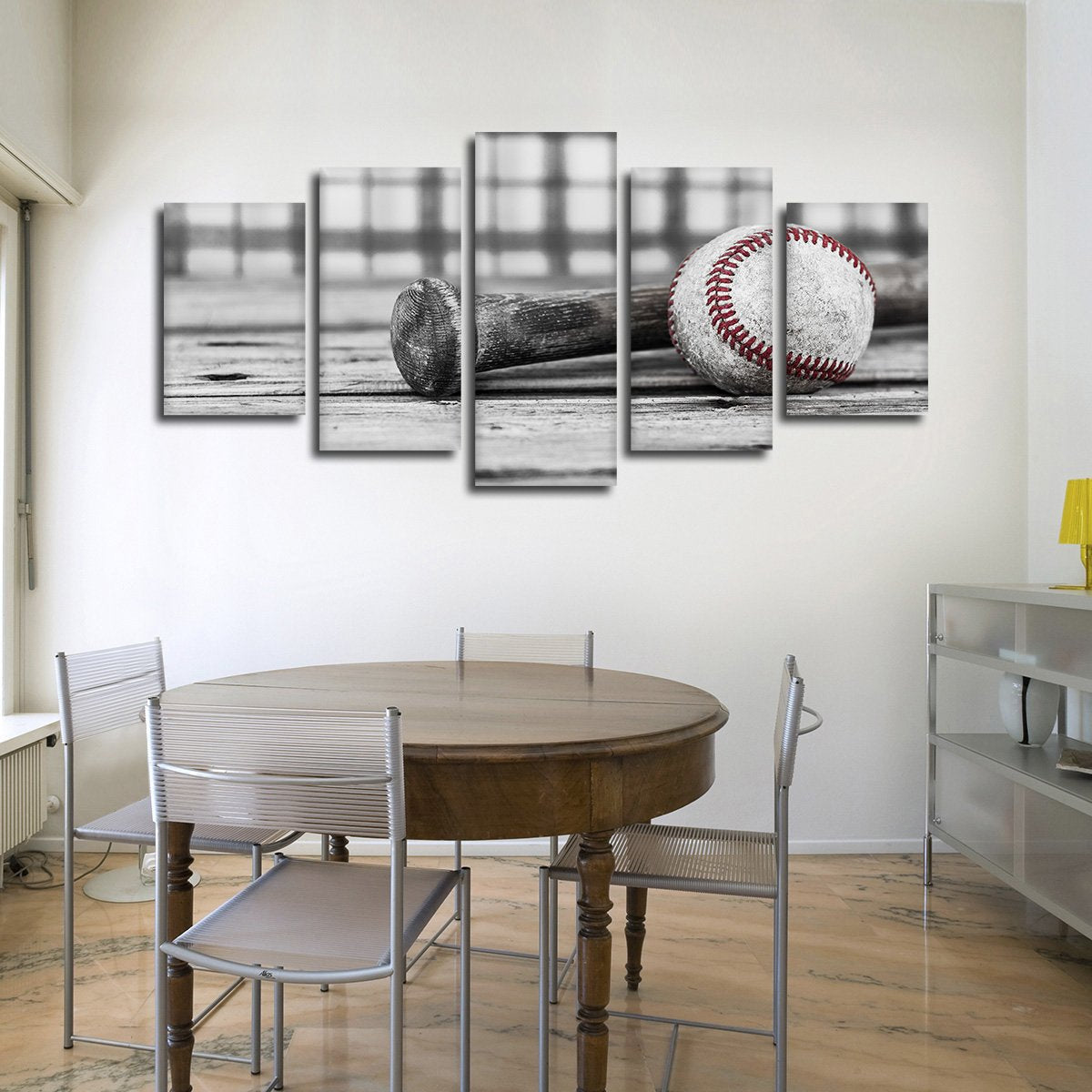 Baseball Practice Pop Multi Panel Canvas Wall Art Photography Multi Panel Canvas Wall Art