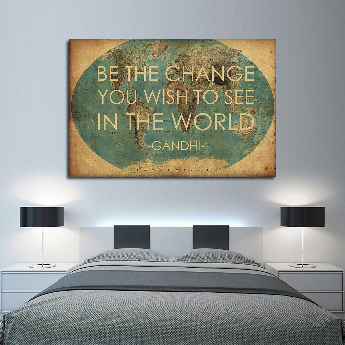 Be The Change Multi Panel Canvas Wall Art