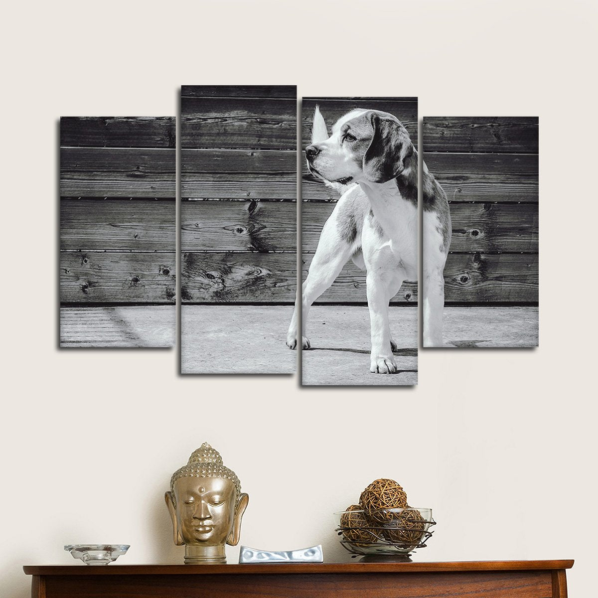 Beagle Multi Panel Canvas Wall Art