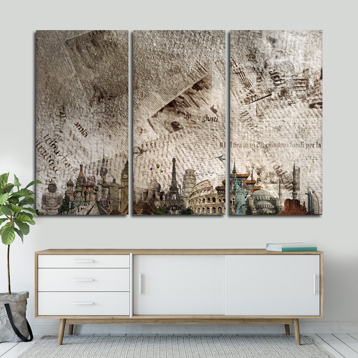 Beautiful Text Masterpiece Multi Panel Canvas Wall Art
