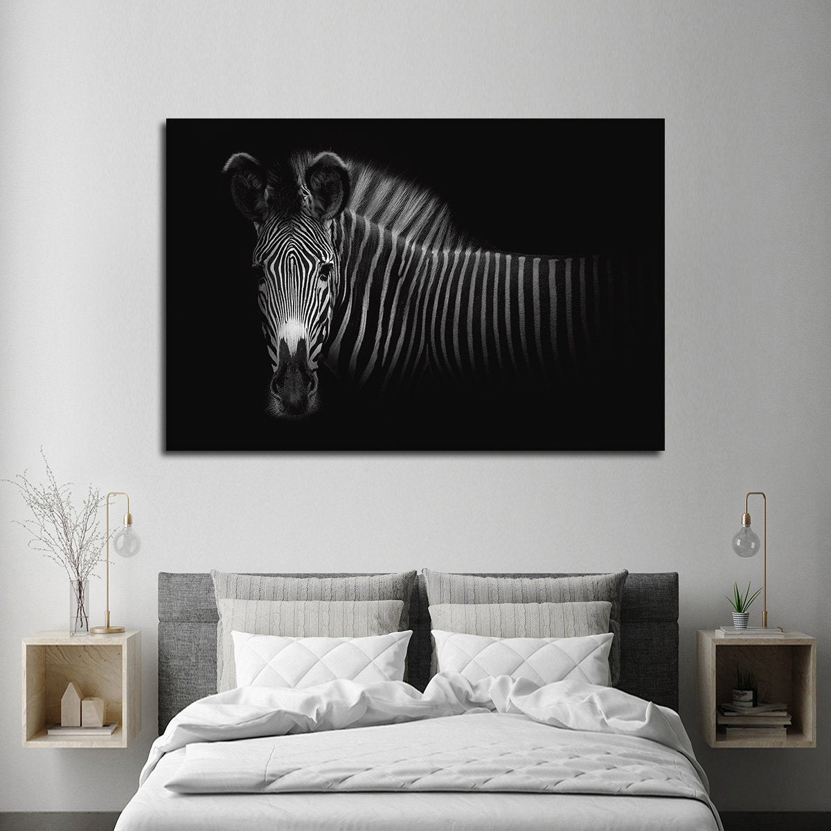 Beautiful Stripes Multi Panel Canvas Wall Art