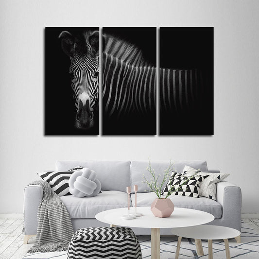 Beautiful Stripes Multi Panel Canvas Wall Art