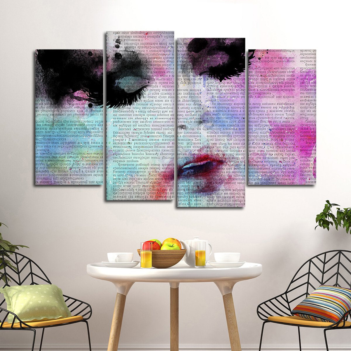 Beauty Guru Multi Panel Canvas Wall Art