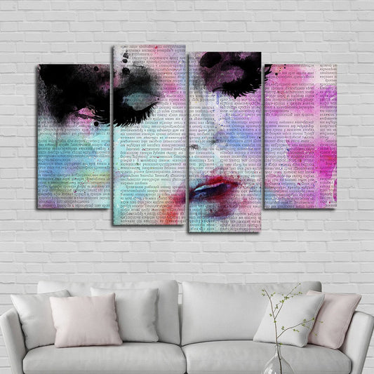 Beauty Guru Multi Panel Canvas Wall Art