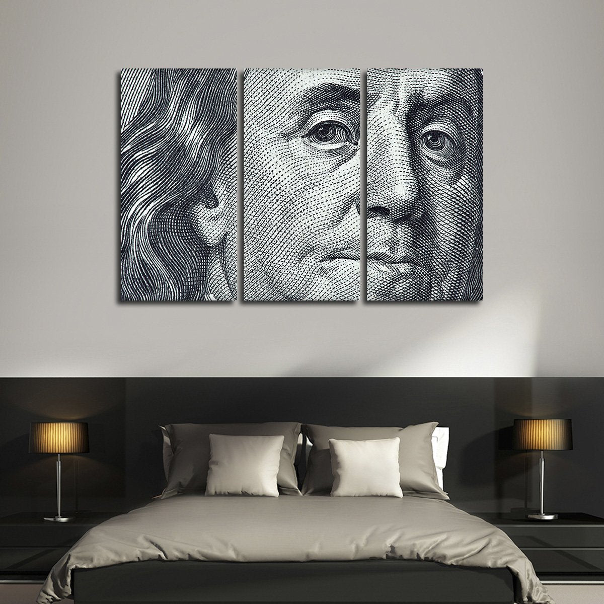 Benjamin Franklin Multi Panel Canvas Wall Art