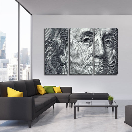 Benjamin Franklin Multi Panel Canvas Wall Art