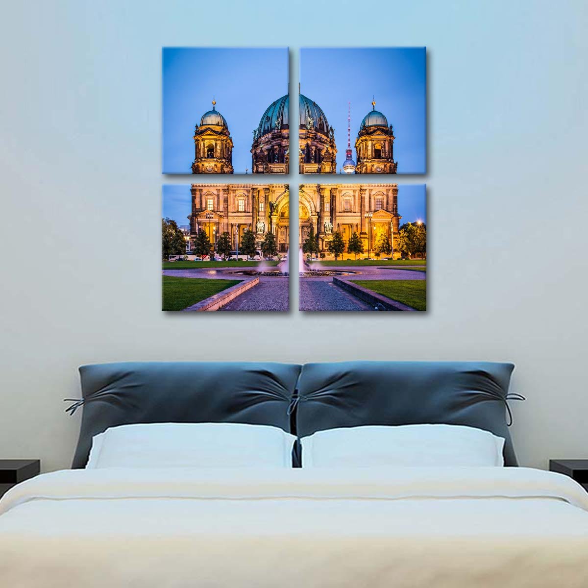 Berlin Cathedral Multi Panel Canvas Wall Art