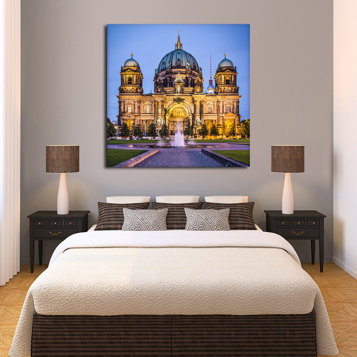 Berlin Cathedral Multi Panel Canvas Wall Art