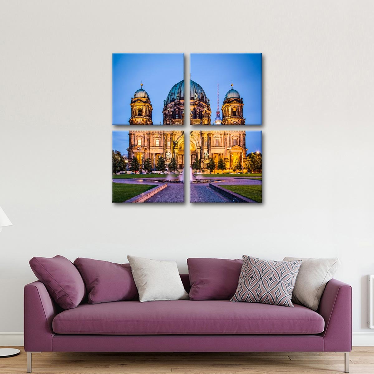 Berlin Cathedral Multi Panel Canvas Wall Art