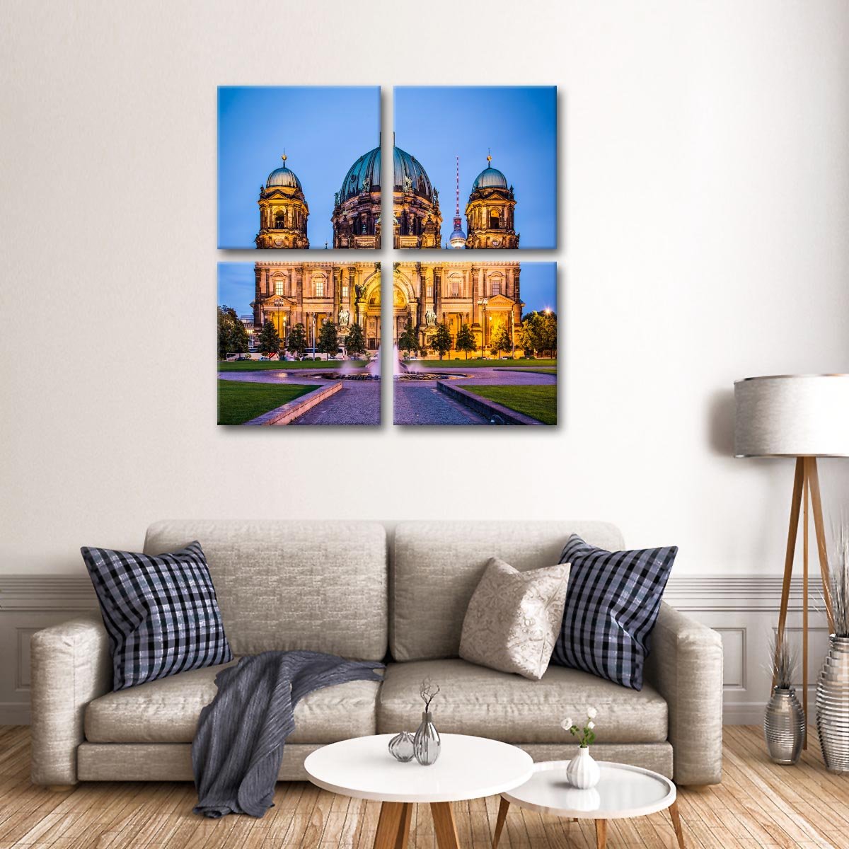 Berlin Cathedral Multi Panel Canvas Wall Art