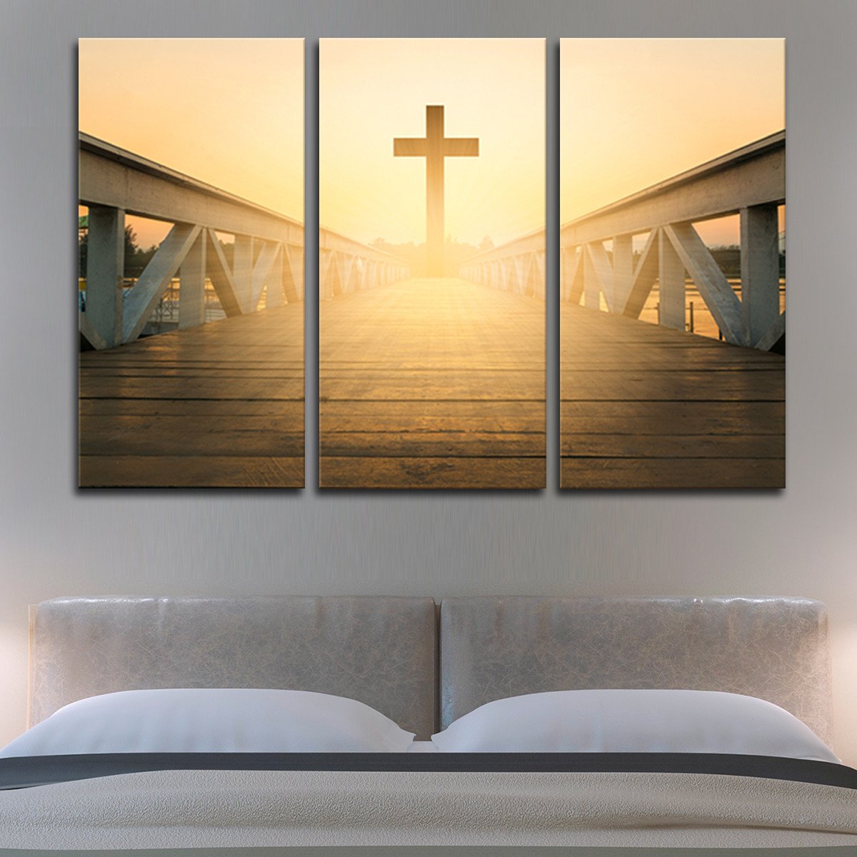 Beyond the Cross Multi Panel Canvas Wall Art