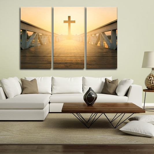 Beyond the Cross Multi Panel Canvas Wall Art