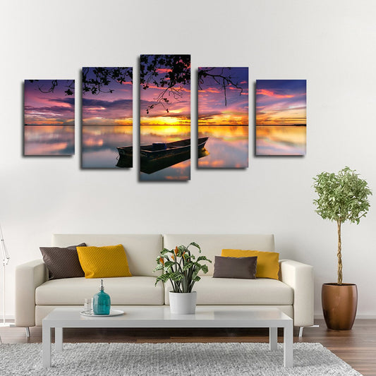 Beyond The Sunset Multi Panel Canvas Wall Art