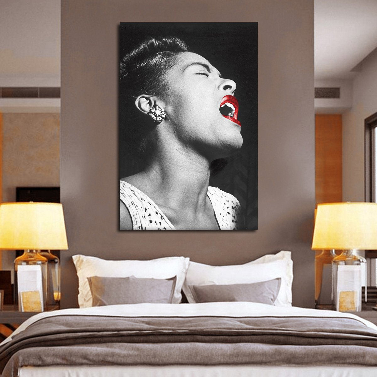 Billie Holiday Pop Multi Panel Canvas Wall Art