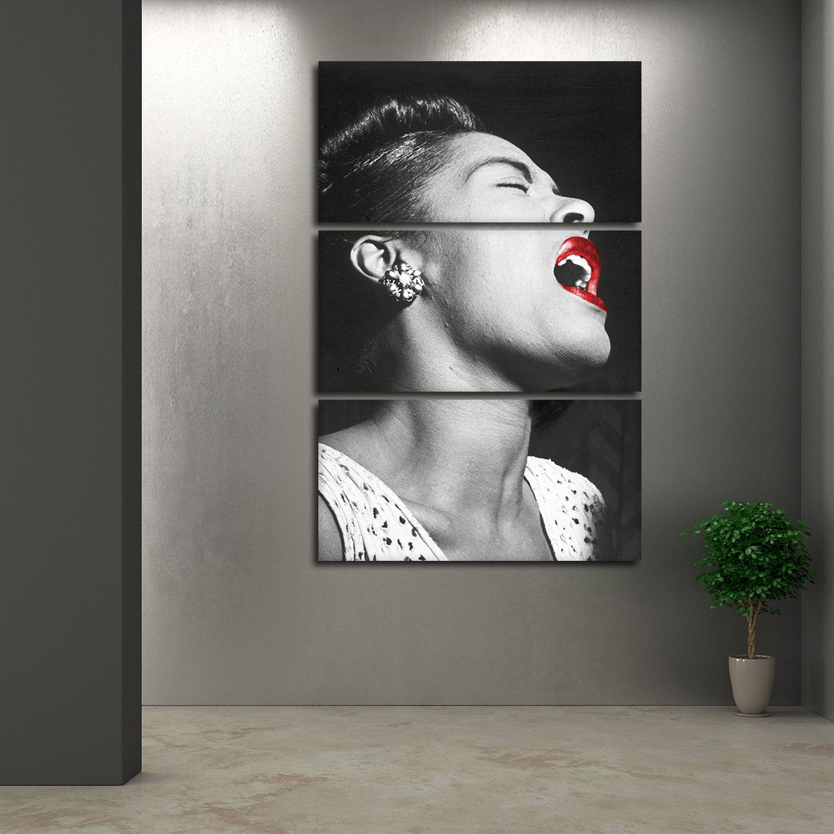 Billie Holiday Pop Multi Panel Canvas Wall Art