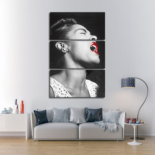 Billie Holiday Pop Multi Panel Canvas Wall Art