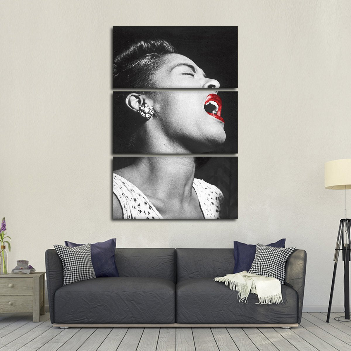 Billie Holiday Pop Multi Panel Canvas Wall Art