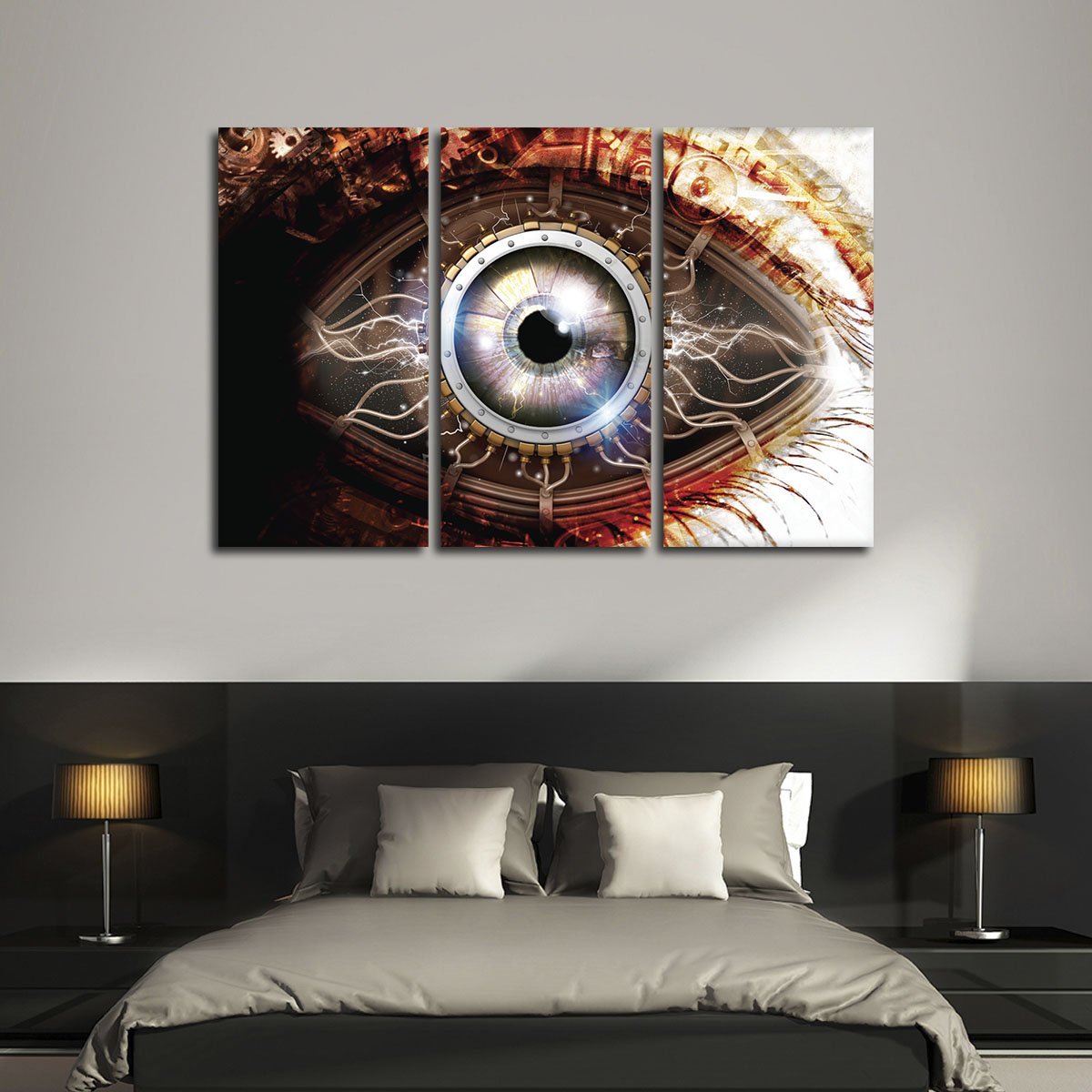 Bionic Eye Multi Panel Canvas Wall Art