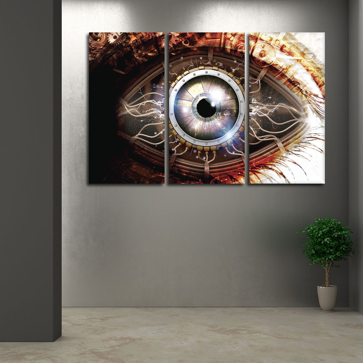 Bionic Eye Multi Panel Canvas Wall Art