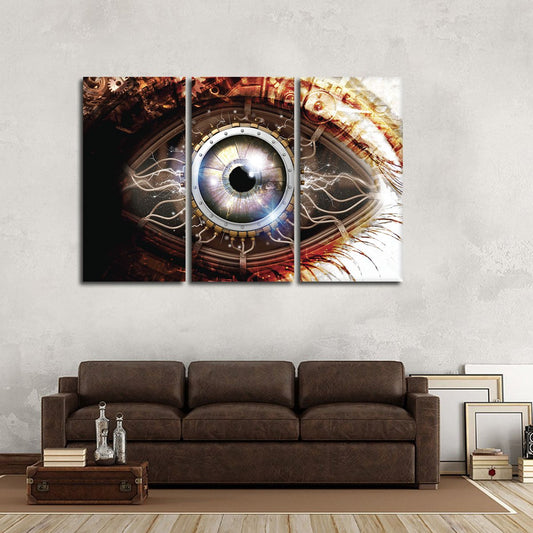 Bionic Eye Multi Panel Canvas Wall Art