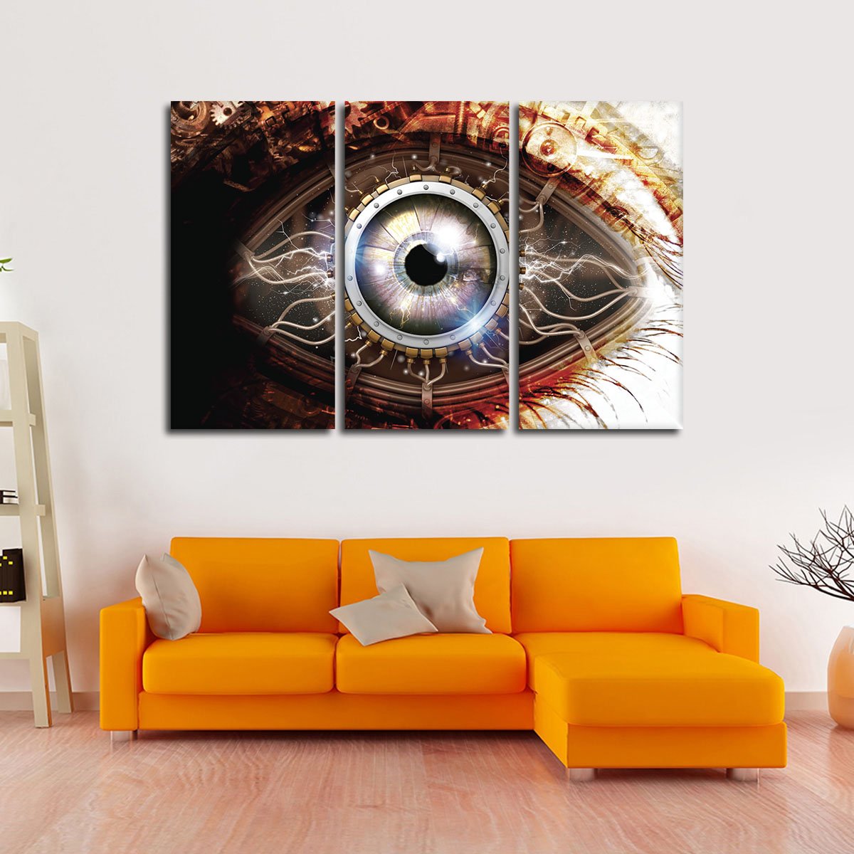 Bionic Eye Multi Panel Canvas Wall Art