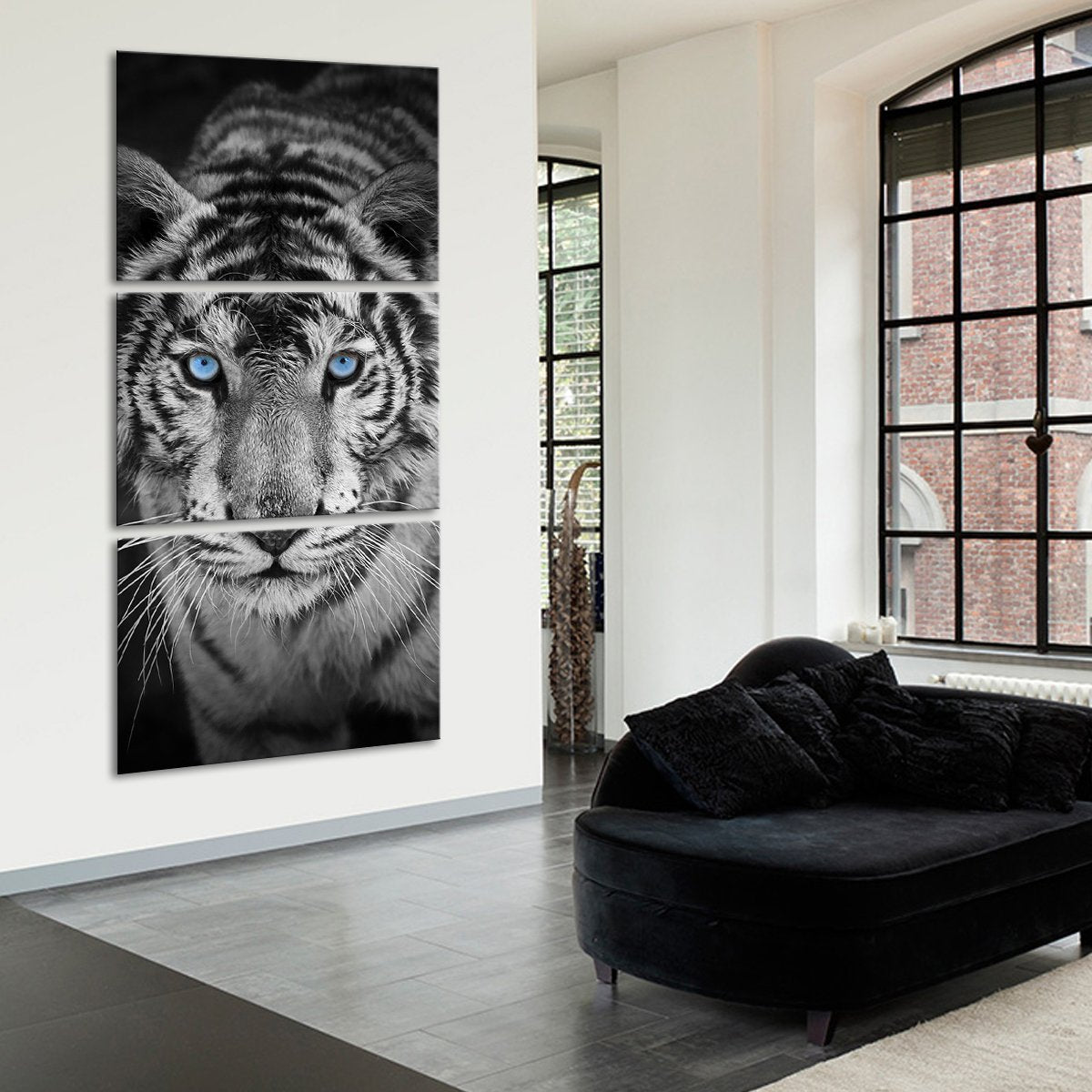Blue Eye Tiger Multi Panel Canvas Wall Art