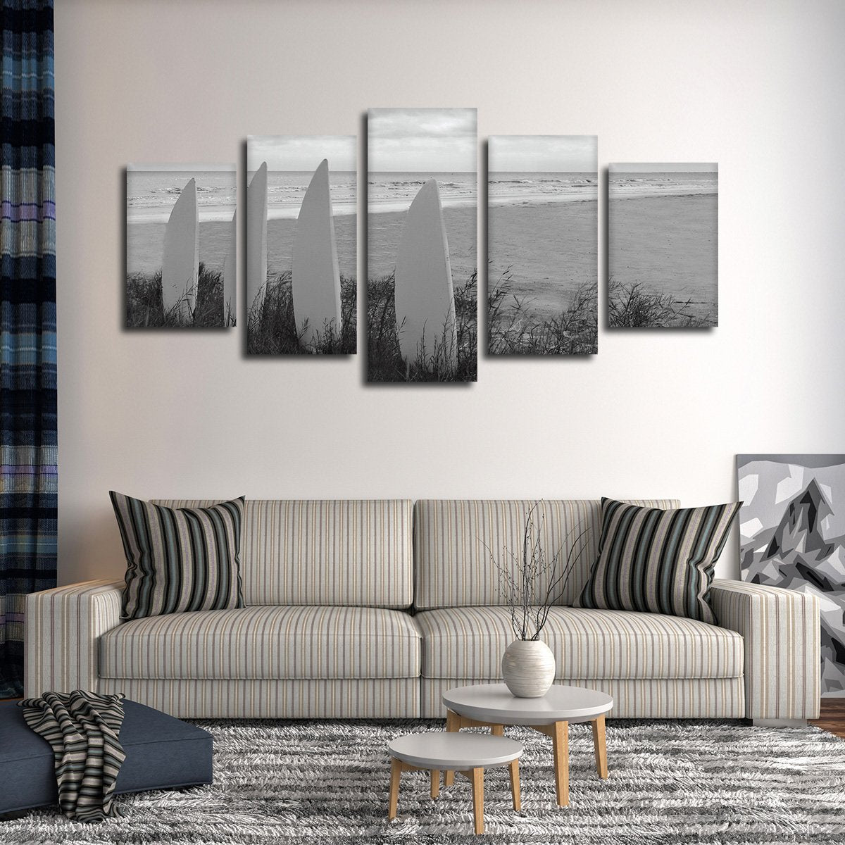 Board View Multi Panel Canvas Wall Art