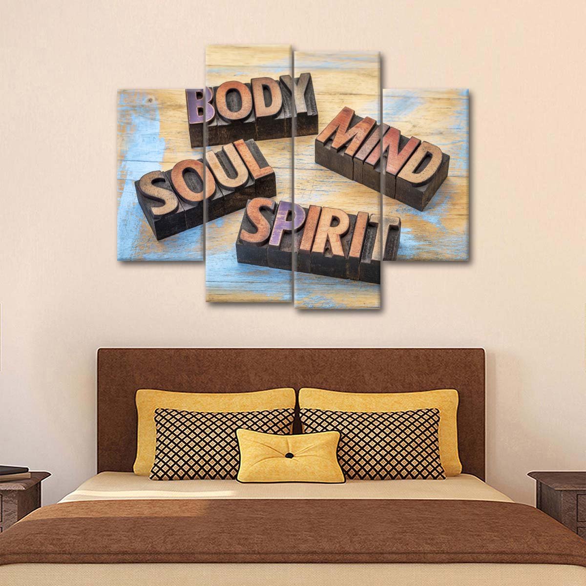 Body And Soul Multi Panel Canvas Wall Art