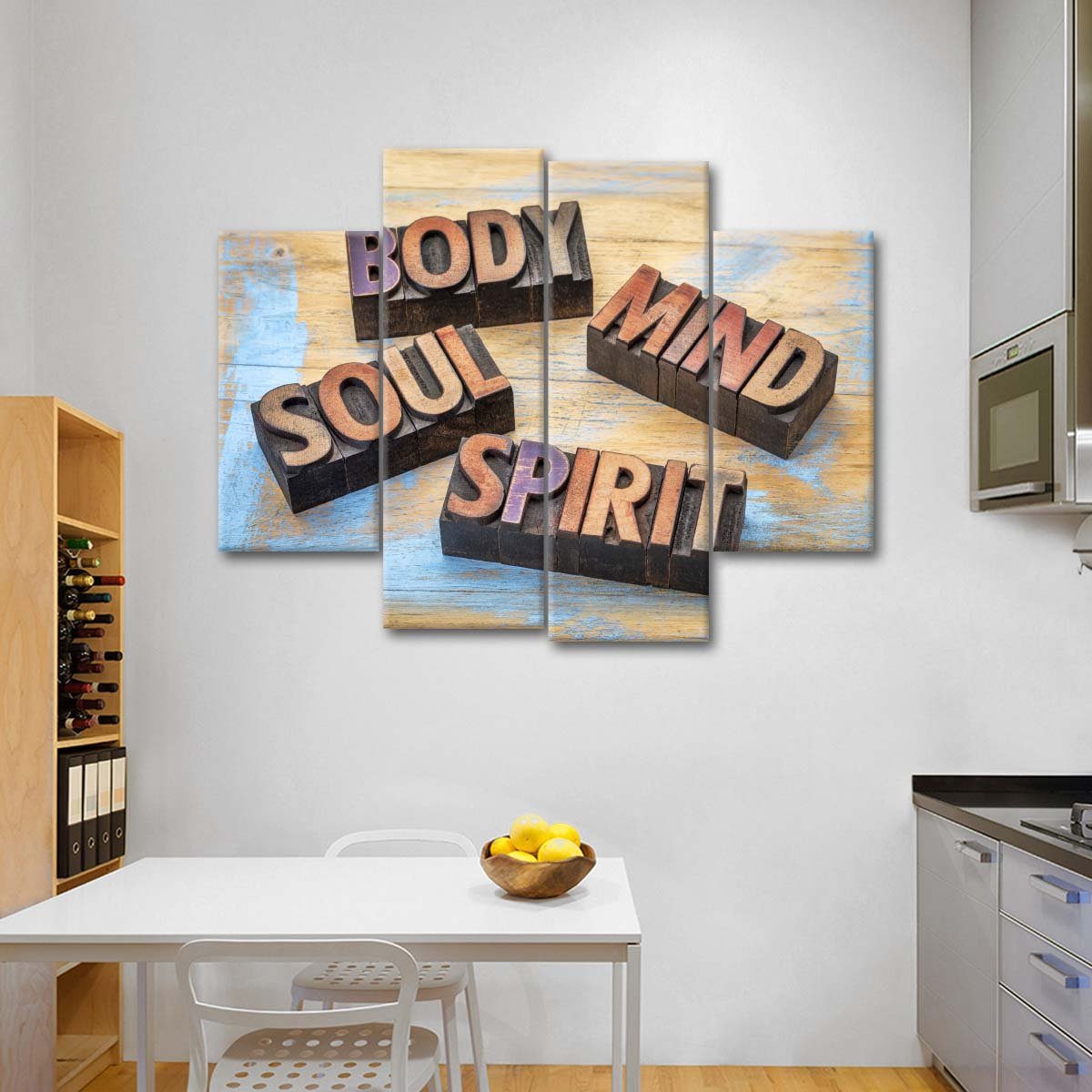 Body And Soul Multi Panel Canvas Wall Art