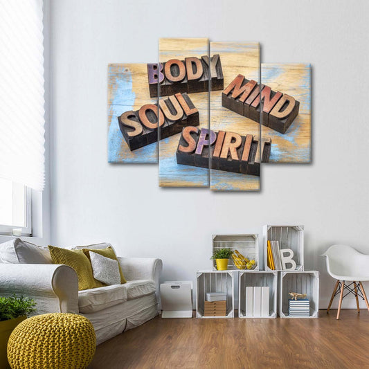 Body And Soul Multi Panel Canvas Wall Art