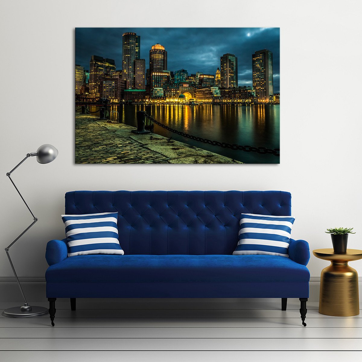 Boston Harbor Multi Panel Canvas Wall Art