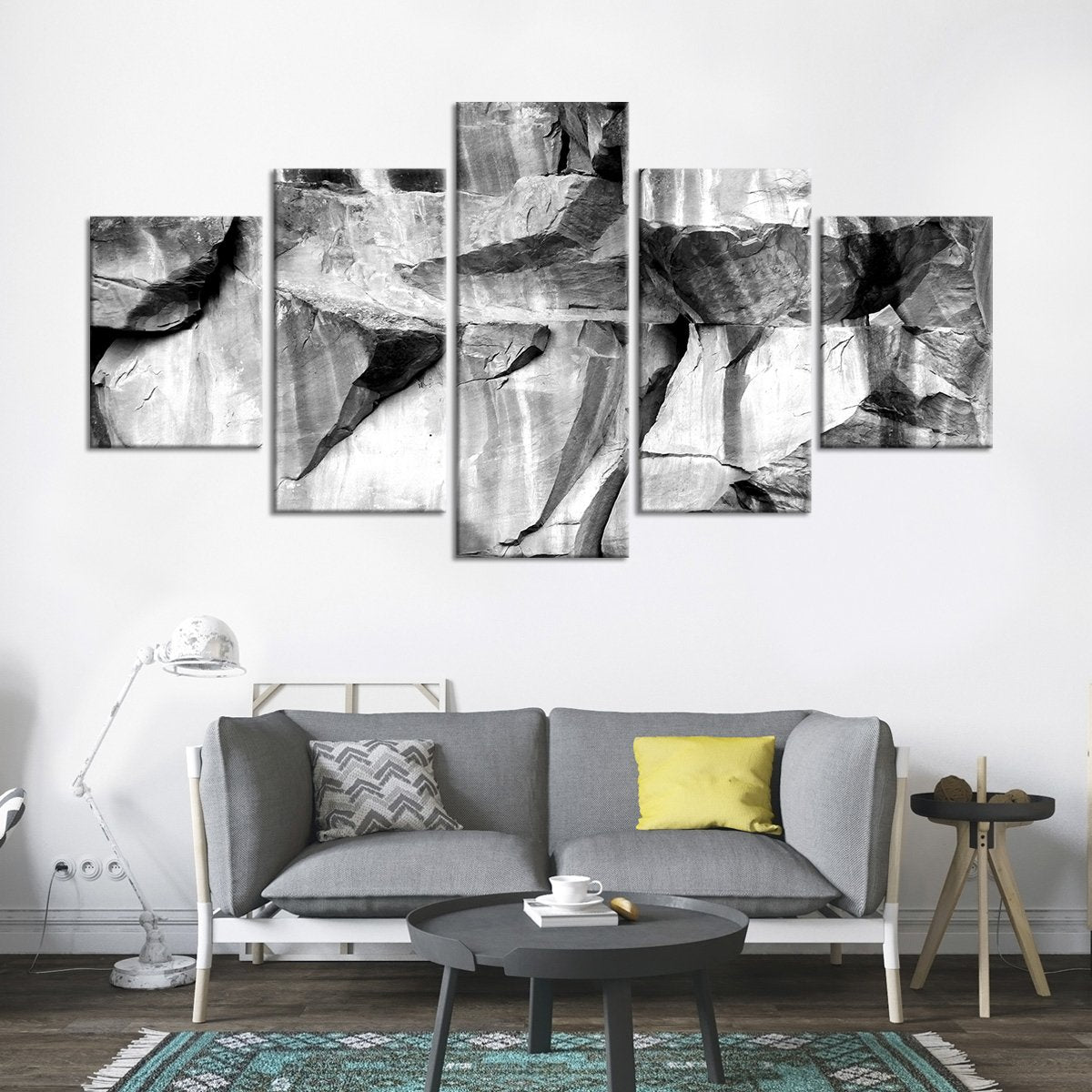 Boulder Climb Multi Panel Canvas Wall Art
