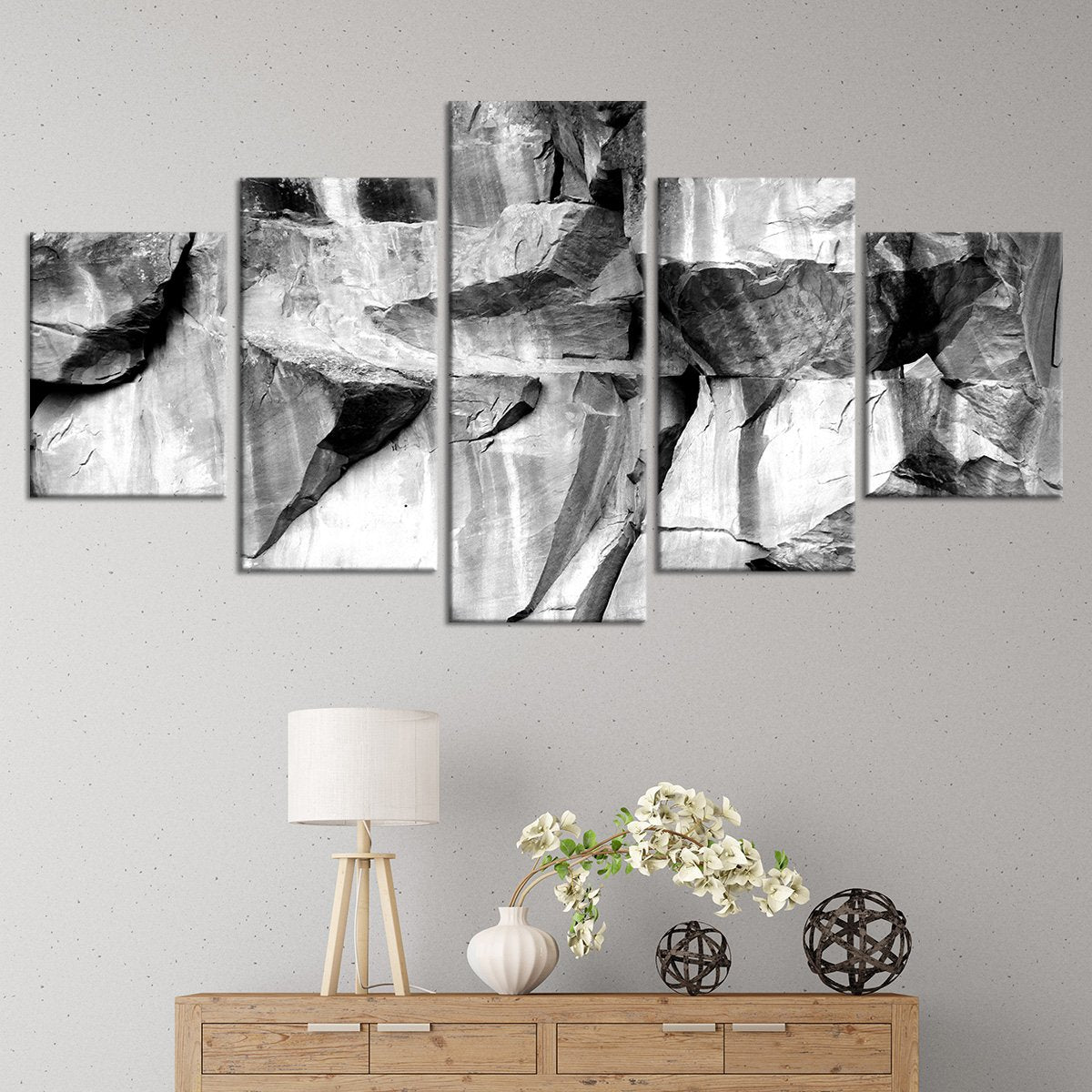 Boulder Climb Multi Panel Canvas Wall Art