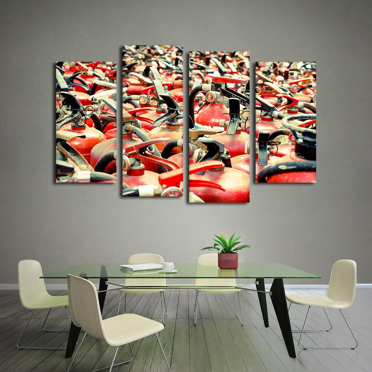 Bountiful Extinguishers Multi Panel Canvas Wall Art