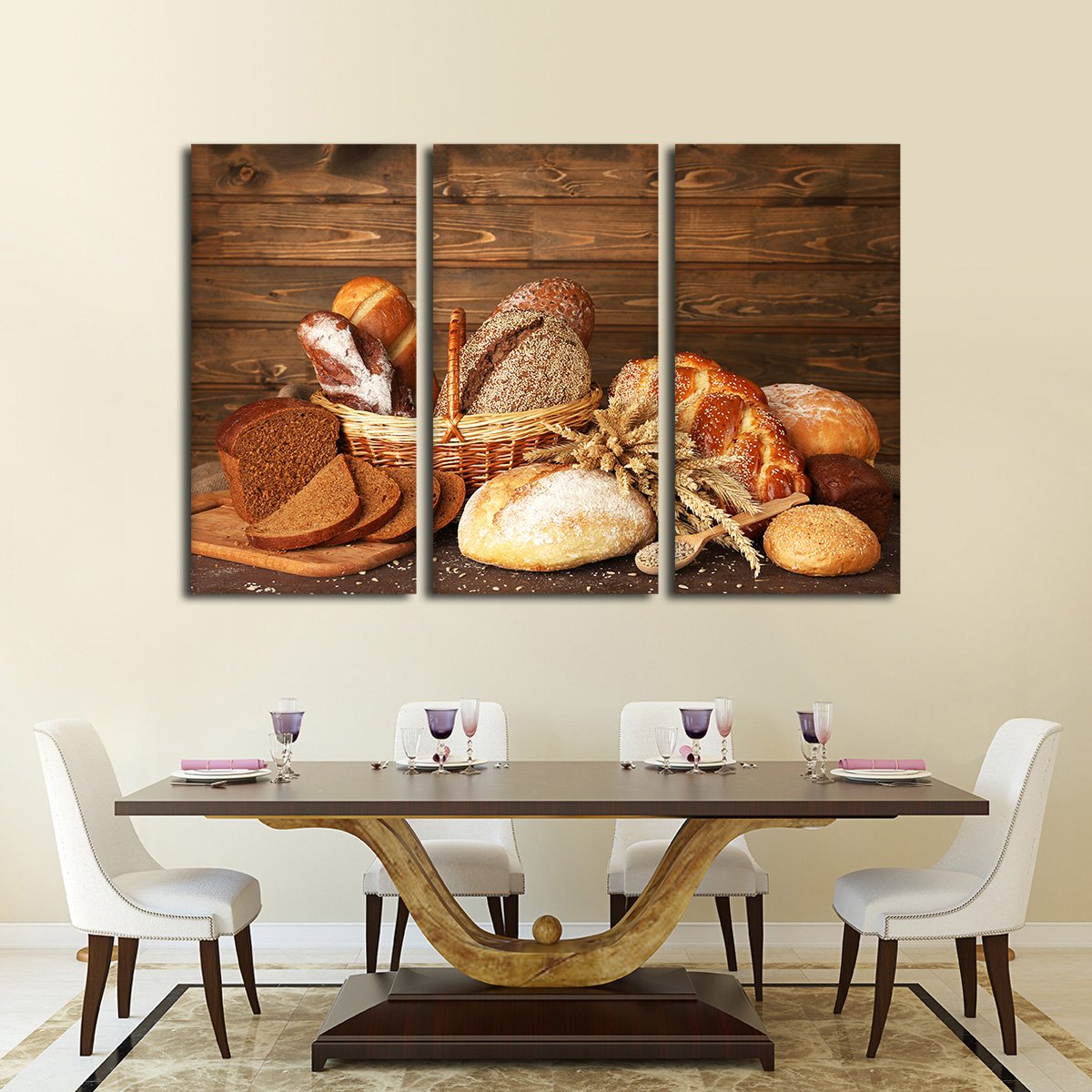 Bread Assortment Multi Panel Canvas Wall Art