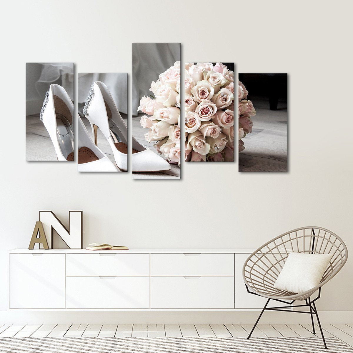 Bride To Be Multi Panel Canvas Wall Art