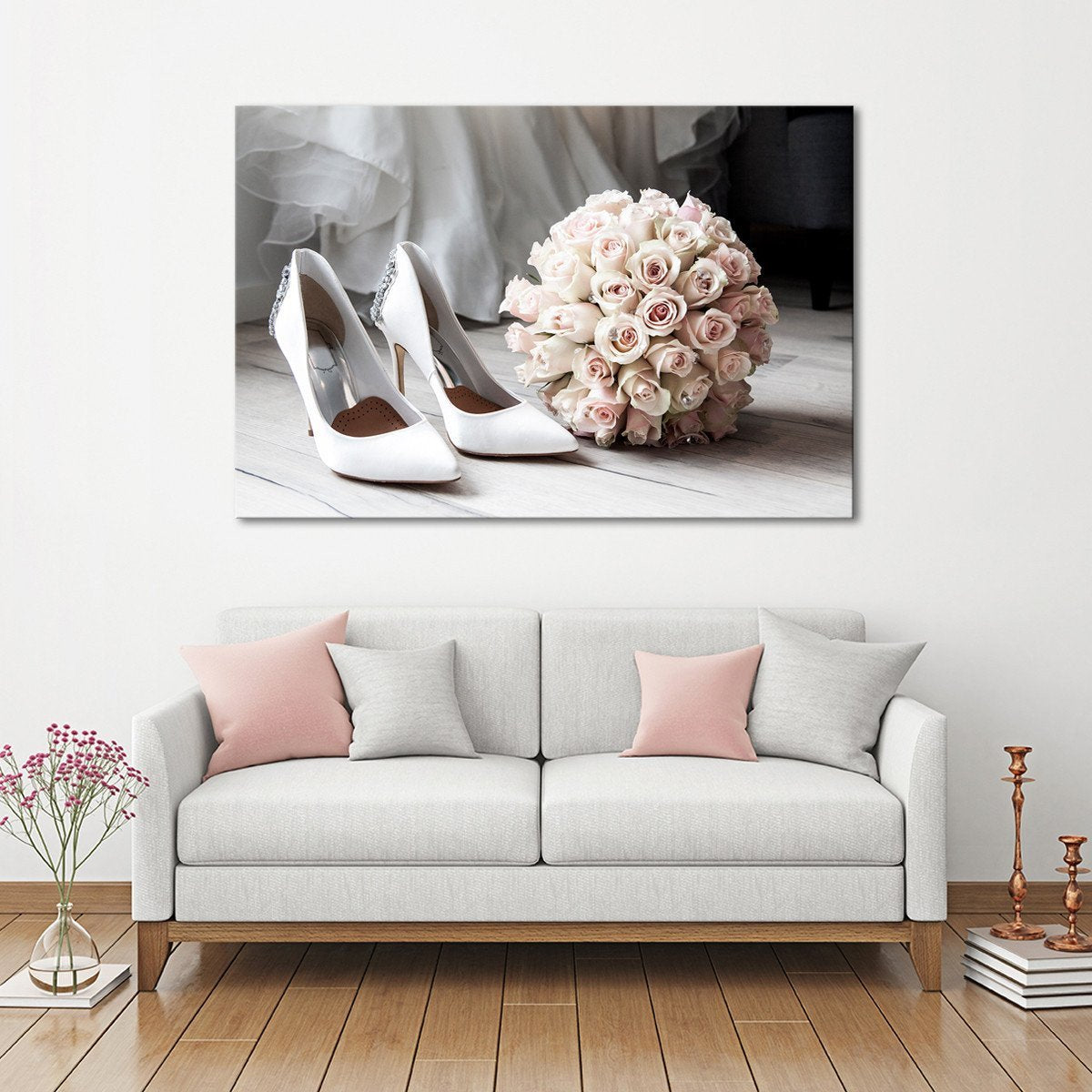 Bride To Be Multi Panel Canvas Wall Art