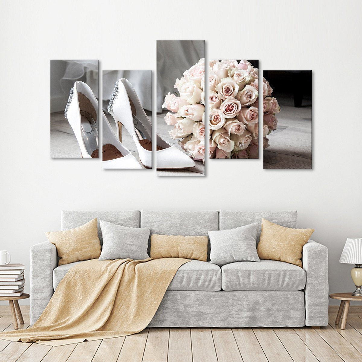 Bride To Be Multi Panel Canvas Wall Art