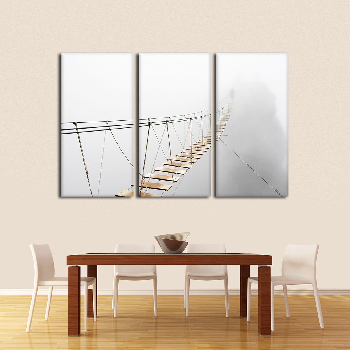 Bridge Over The Abyss Multi Panel Canvas Wall Art