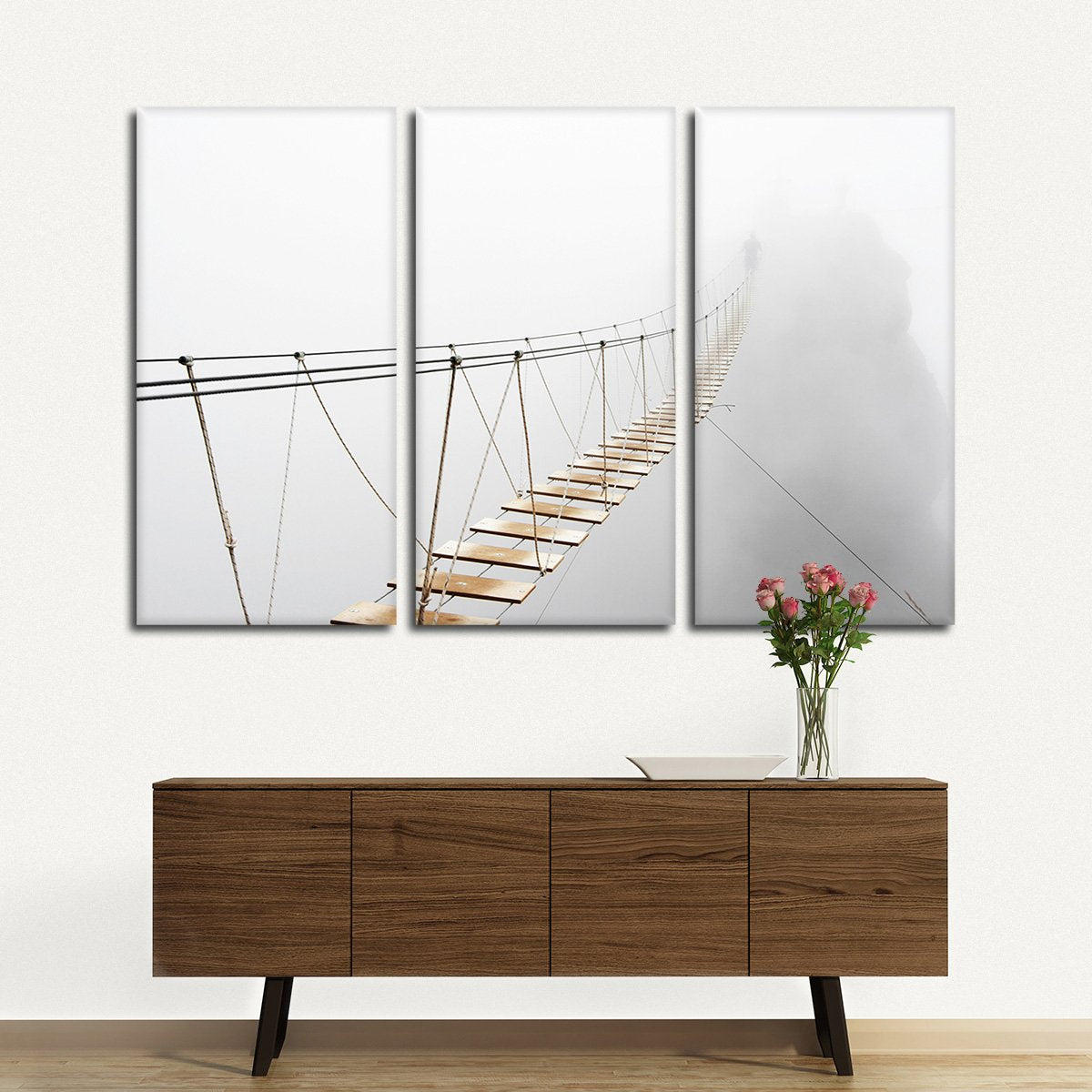 Bridge Over The Abyss Multi Panel Canvas Wall Art
