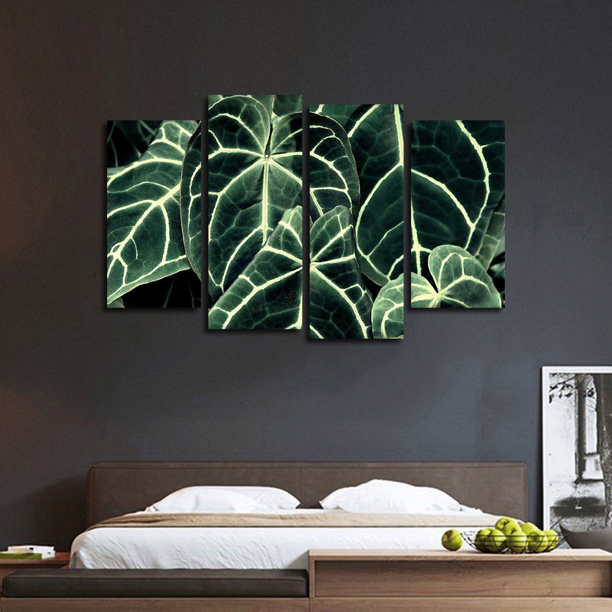Bright Leaves Multi Panel Canvas Wall Art