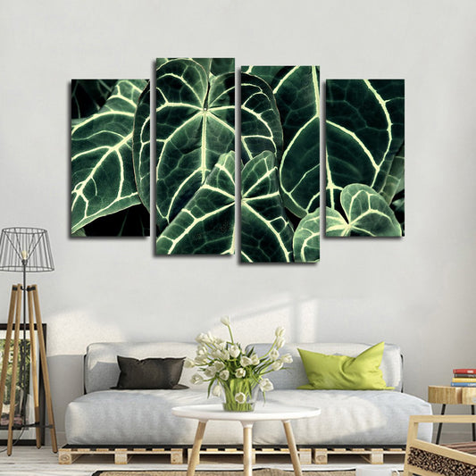Bright Leaves Multi Panel Canvas Wall Art