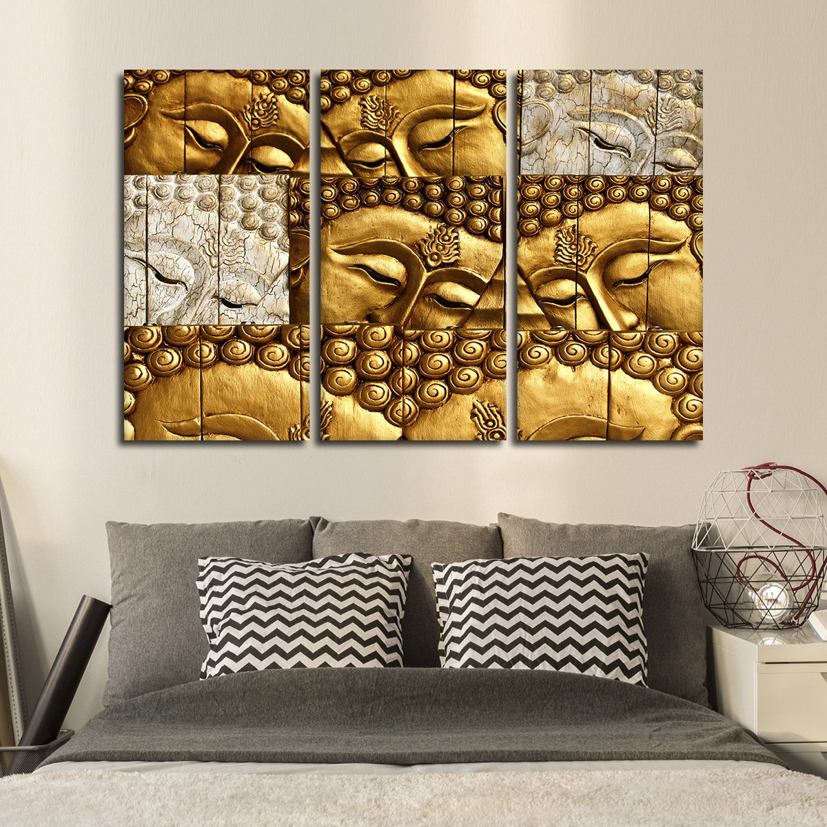 Buddha Collage Multi Panel Canvas Wall Art