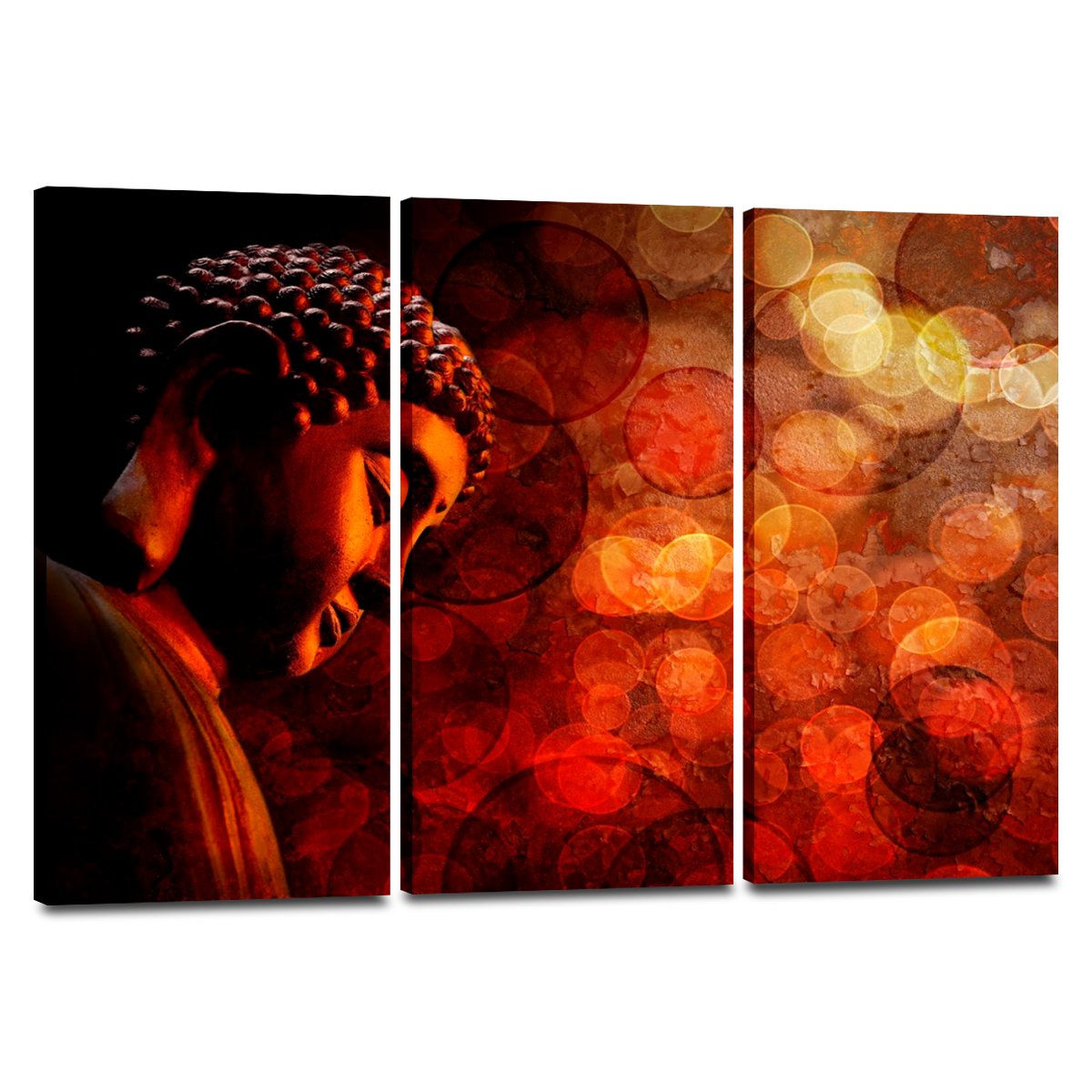 Buddhist Meditation Multi Panel Canvas Wall Art