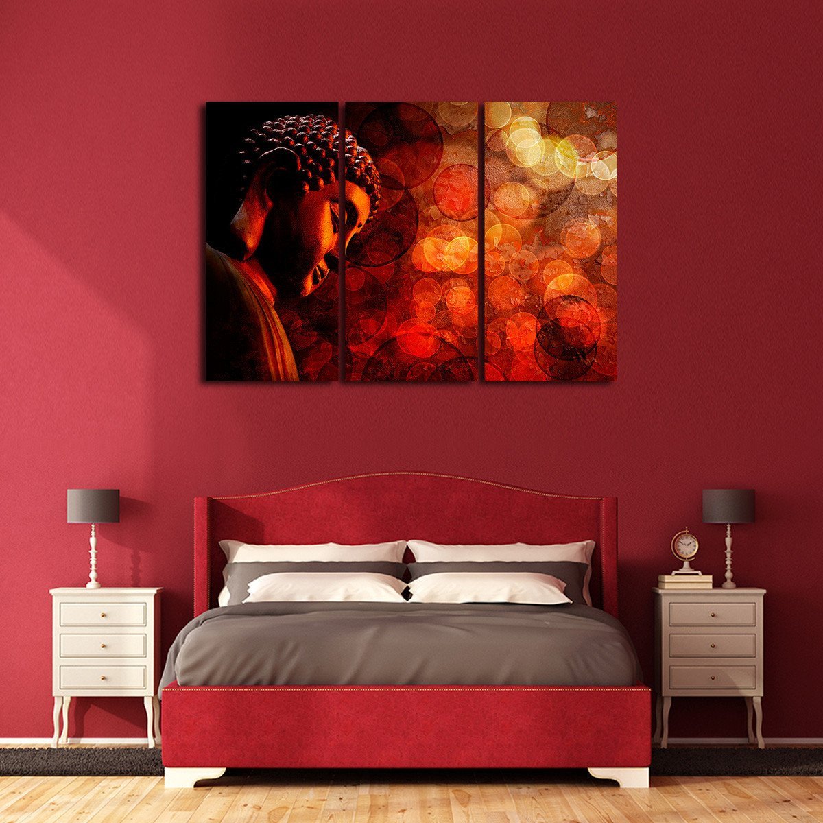 Buddhist Meditation Multi Panel Canvas Wall Art
