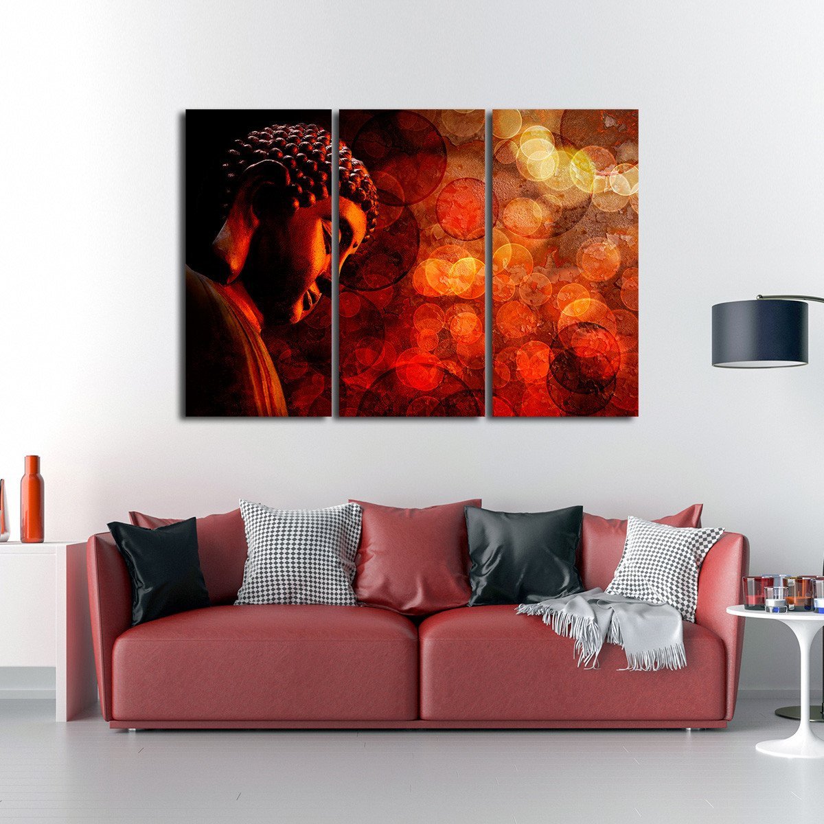 Buddhist Meditation Multi Panel Canvas Wall Art