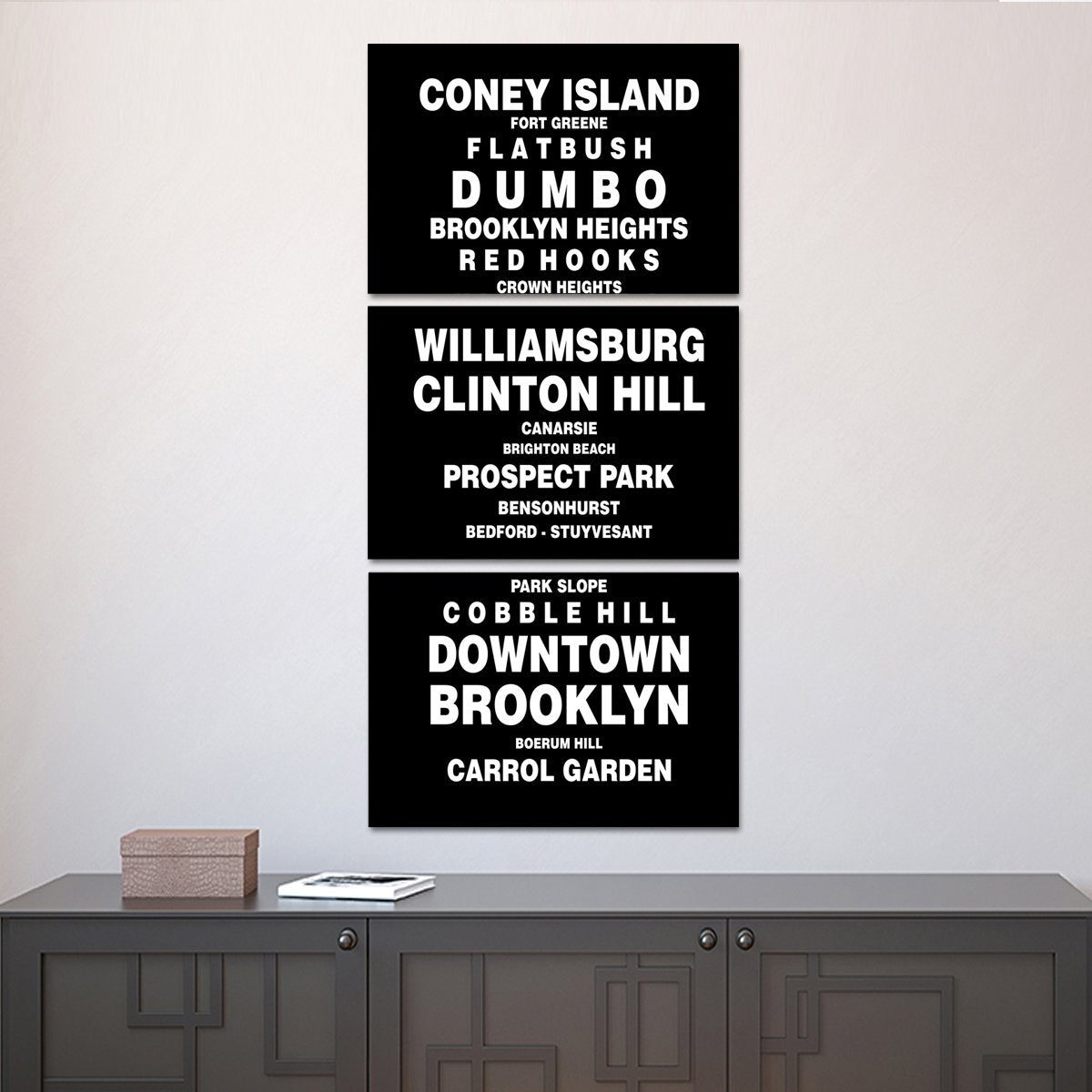 Bus Roll Brooklyn Multi Panel Canvas Wall Art