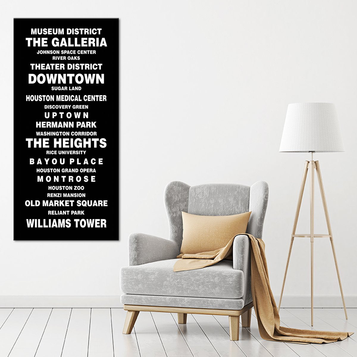 Bus Roll Houston Multi Panel Canvas Wall Art