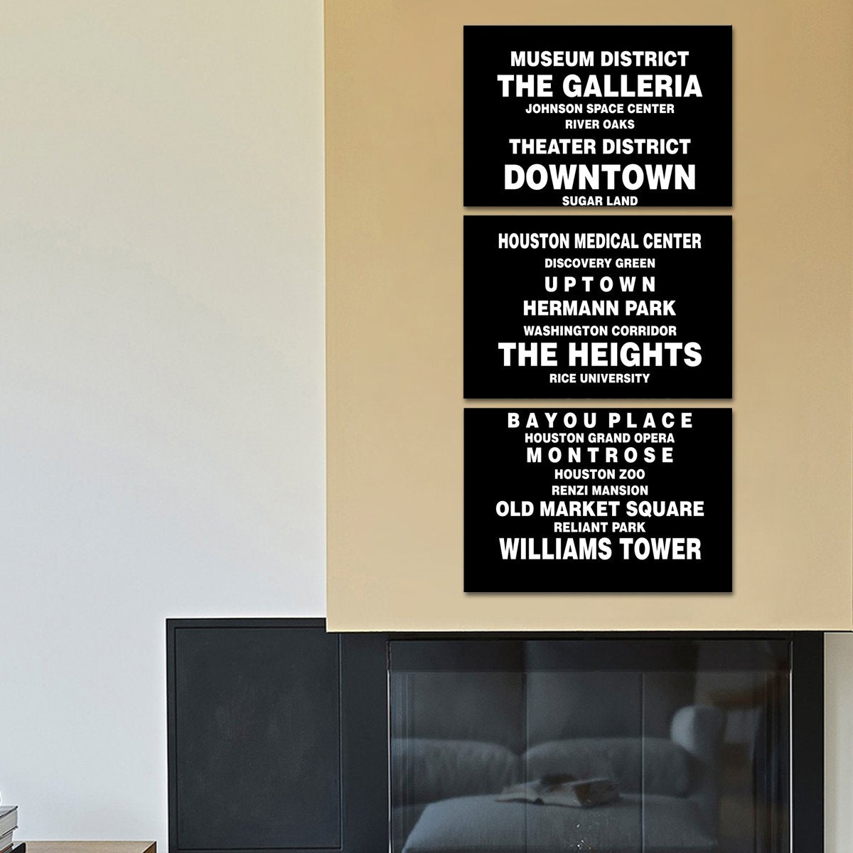 Bus Roll Houston Multi Panel Canvas Wall Art